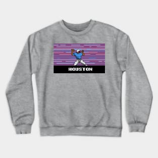 8-Bit Quarterback - Houston Crewneck Sweatshirt